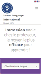 Mobile Screenshot of hli-sejours-linguistiques.fr